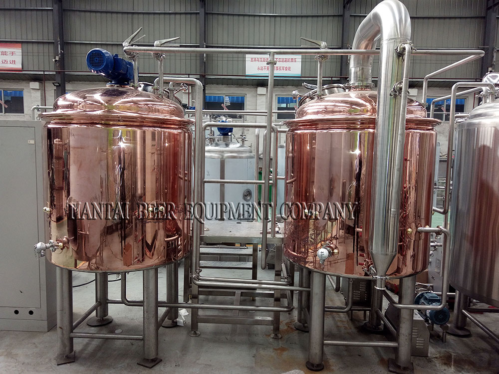 <b>South Africa 500L copper brewhouse</b>